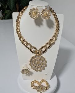 24K GOLD PLATED JEWELLRIES SET