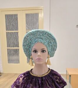 Velvet Sequence Headtie