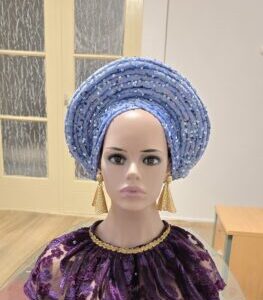 Velvet Sequence Headtie