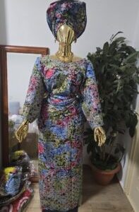 Ladies Dress/stone buba and wrapper